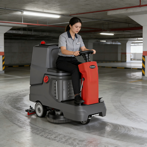 Fregadora <span class=keywords><strong>de</strong></span> Pisos Eléctrica ZL-X700J <span class=keywords><strong>de</strong></span> 24V con Batería <span class=keywords><strong>de</strong></span> Litio, 4300 m²/h, para Almacenes - Product Image 1