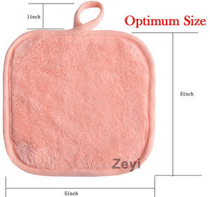 Panni Struccanti Personalizzati con Logo per il Viso - Dischetti Struccanti Riutilizzabili in Morbida Microfibra, Asciugamani per la Pulizia del Viso - Product Image 2