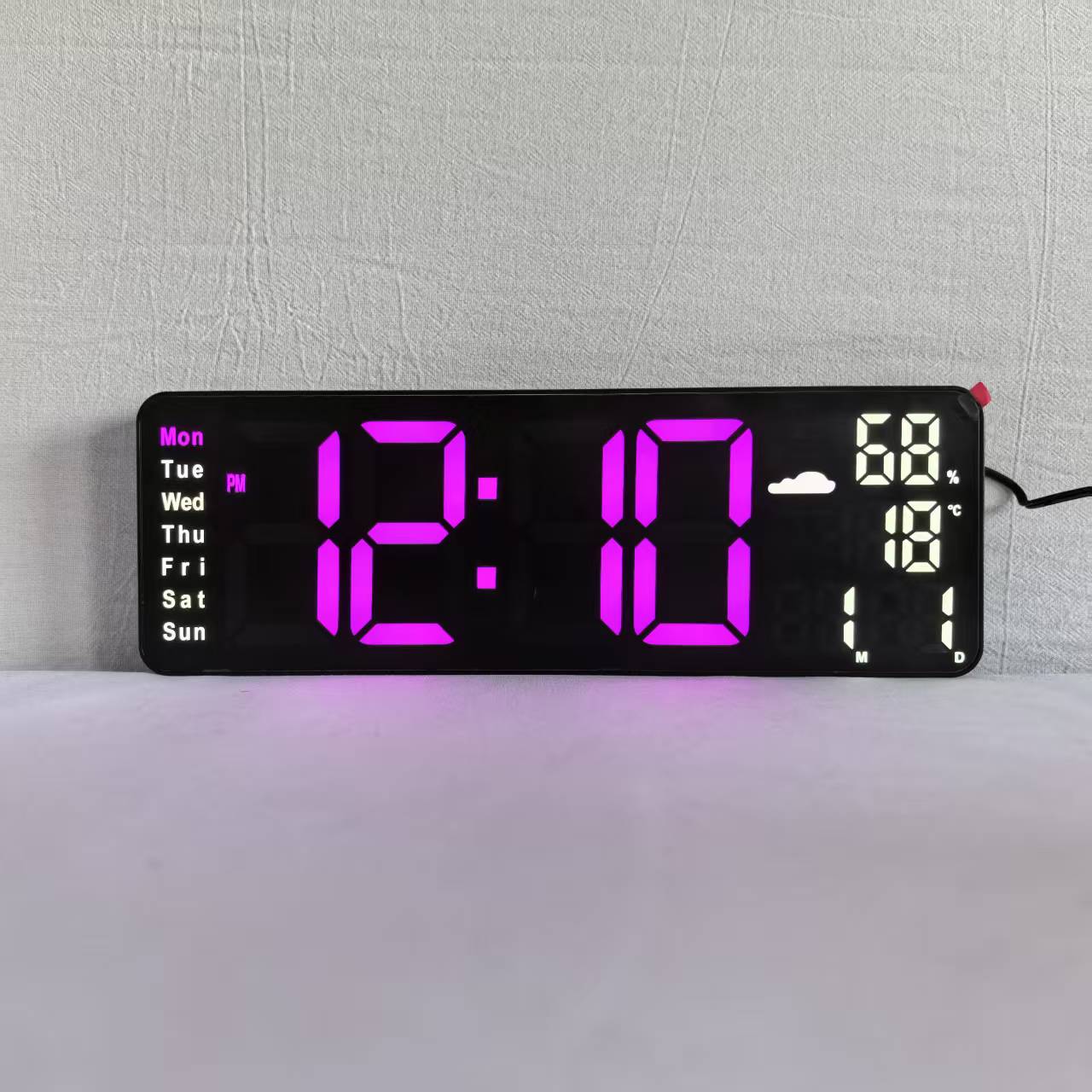 Black shell with pink light