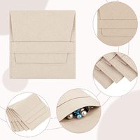 Pochette enveloppe en microfibre velours personnalisée avec logo, sac de rangement souple pour bijoux et accessoires, commandes en gros pour marques