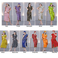 Costume de danse du ventre égyptien Saidi pour femme 2026, ensemble 3 pièces, robe de danse folklorique Baladi brillante avec bandeau et ceinture pour Halloween