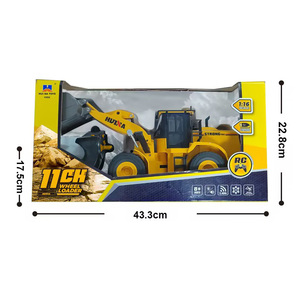 LEHOO <span class=keywords><strong>Huina</strong></span> 1552 11CH RC <span class=keywords><strong>Bulldozer</strong></span> 1/16 Alloy Construction Vehicle 2.4ghz Remote Control Truck Toys - Product Image 3