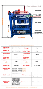 La máquina semiautomática de fabricación de ladrillos de cemento 4-35A más vendida, producción de enclavamiento y máquina formadora de bloques de torneado rápido - Product Image 2