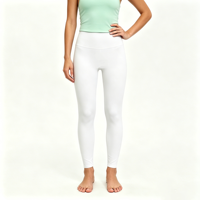 Leggings de yoga chauds pour femmes, taille haute, sans couture, anti-transpiration, séchage rapide, effet push-up, contrôle du ventre, non transparents, personnalisables pour le fitness