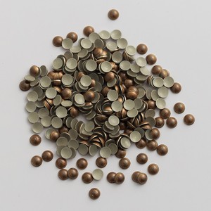 Fábrica Venda Direta Ferro na Cúpula Hot Fix Meia Pérola <span class=keywords><strong>Beads</strong></span> Hot Fix Dome Studs Strass para Vestuário - Product Image 3
