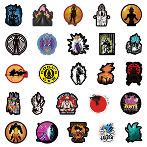 ZY0048B 100 pièces Autocollants de voiture et de <span class=keywords><strong>moto</strong></span> personnalisés non répétés, style graffiti, dessins animés - Product Image 5
