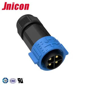 इलेक्ट्रिक बाइक बैटरी स्कूटर कनेक्टर के लिए Jnicon M25 पुश लॉकिंग 4 पिन ई बाइक कनेक्टर