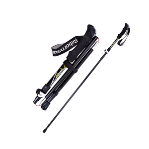 Bâtons de <span class=keywords><strong>marche</strong></span> <span class=keywords><strong>nordique</strong></span> en carbone de qualité supérieure personnalisés en usine, réglables avec canne télescopique - Product Image 1