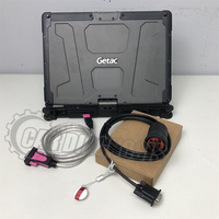 Kit de diagnostic pour excavatrice Liebherr + ordinateur portable Getac V110 pour scanner de diagnostic Liebherr 2.14 Sculi, clé dongle.