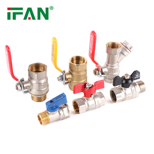 วาล์วประตูทองเหลือง ifan วาล์วทองเหลือง bibcock ทนทาน1/4 ''-4'' วาล์วทองเหลือง - Product Image 2