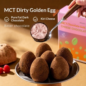 Chocolate Sólido de Cinco Sabores con Manteca de Cacao Pura, Tipo Huevo Dorado Sucio, Venta al por Mayor, 300g/Caja - Product Image 1