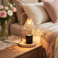 Wholesale OEM Custom Logo 3 Color Flameless Candle Melting Lamp Bulk French Cream Home <strong>Decor</strong> for Cross-border <strong>Sellers</strong>