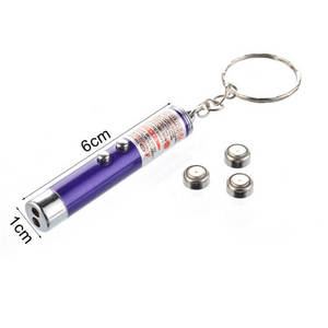 2-in-1 thân thiện với môi Led Con trỏ laser và đèn pin mini xách tay Red Cat laserpointer với Keychain vui vẻ LED ánh sáng mèo đồ chơi - Product Image 6