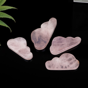 Cristal Natural de Cuarzo Rosa en Forma de Nube, Sistema Solar Colorido, Decoración Creativa para Escritorio, Mini Adorno DIY - Product Image 3