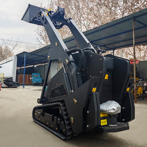 Euro 5 Uzun Ömürlü V1000 Mini Skid Steer Yükleyici Düşük Gürültülü Kubota Ön Uçlu Dizel Yükleyiciler Çiftlikler ve Bahçeler İçin Uygundur - Product Image 6