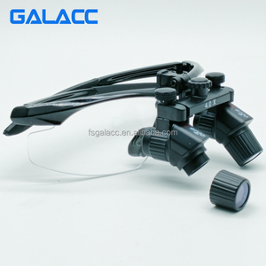 5x Lupas dentales Lupa binocular quirúrgica Ángulo diédrico de 45 grados con lupa de faro Led desmontable de 5W para cirugía - Product Image 6