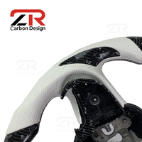 Volant personnalisé en cuir et fibre de carbone pour Chrysler 300 300C 300 R/T SRT Dodge Charger Challenger Sport Car Interior
