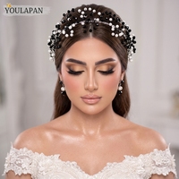 YouLaPan – bandeaux de mariage à la mode, faits à la main, style Punk, pour femmes, pour banquets, danses, fêtes, accessoires pour cheveux au quotidien, YXA305