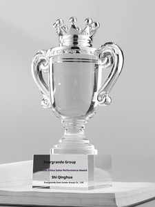 Trofei in Cristallo di Alta Qualità Personalizzabili Gratuito, Sculture Personalizzabili, Medaglie Oro Argento Bronzo, Targhe Premio di Fine Anno - Product Image 3