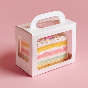 La migliore vendita di scatola da forno in PVC personalizzata scatola di panetteria in rilievo spugna foderata snack <span class=keywords><strong>per</strong></span> matrimoni compleanni materiali riciclati - Product Image 6