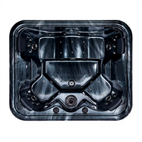Baignoire de massage pour 4 personnes avec système balboa, bain à remous en acrylique, Offre Spéciale, FS-094C