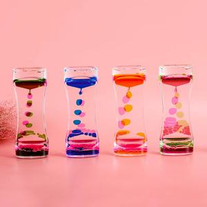Pengukur Waktu Bubbler Cair Dua Warna, Pengukur Waktu Bubbler Gravitasi Gerakan Cair untuk Autisme Anak-anak 2022 - Product Image 2