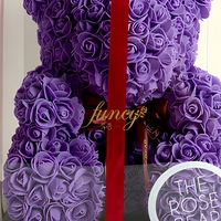 Vente chaude mignon Rose ours en peluche artisanat cadeaux parfaits pour l'anniversaire des enfants Graduation fête des mères noël Halloween-vente en gros