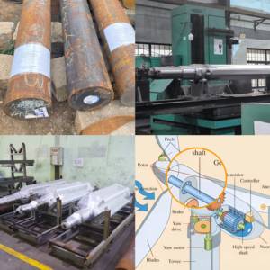 Barra Redonda Grande y Pesada de Acero ASTM <span class=keywords><strong>A36</strong></span> A572 SS400 260-280mm para Eje de Turbina Eólica Q235B Q345D Q345E - Product Image 4