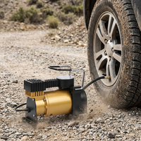 Compresseur d'air professionnel en métal 12V pour pneus de voiture, robuste, haute pression, démarrage à froid, pompe fiable pour SUV