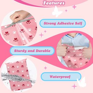 Sacs d'expédition personnalisés avec logo, recyclables, imperméables, auto-adhésifs, pour l'expédition de chaussures et de vêtements - Product Image 6