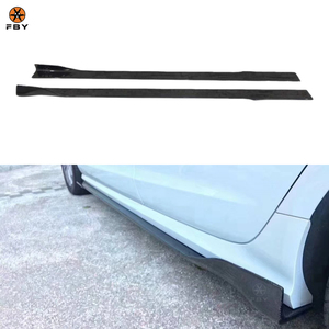 ชุดแต่งสเกิร์ตข้างคาร์บอนไฟเบอร์สำหรับ <span class=keywords><strong>Audi</strong></span> RS3 A3 <span class=keywords><strong>S3</strong></span> 2014-2020 รุ่น <span class=keywords><strong>Sport</strong></span> Three Box Sedan - Product Image 1