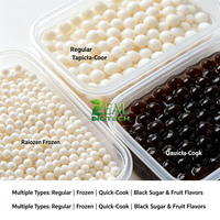 ZEAL Premium Verse Tapioca Parels Boba Kokos Jelly Popping Taro Ballen Bubble Tea Ingrediënten in Zak
