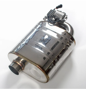 車の排気音リモコン付きバルブマフラーシステムダブルマフラーユニバーサルステンレスパイプ防水 - Product Image 1