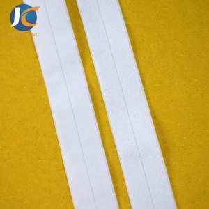Biais <span class=keywords><strong>élastique</strong></span> en polyamide souple de 20 mm, couleurs personnalisées, brillant, FOE (Fold Over Elastic) pour vêtements - Product Image 4