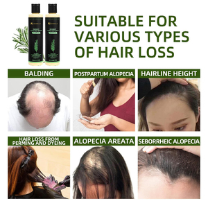 Shampooing Croissance Capillaire au Romarin pour Femmes et Hommes, Shampooing Naturel Épaississant et Fortifiant avec Kératine Hydrolysée pour Cheveux Affinés - Product Image 4
