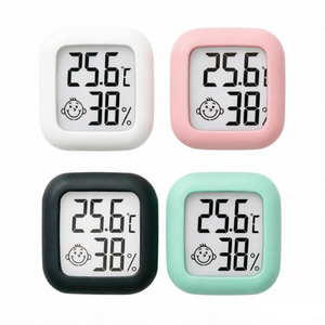 Mini Dijital Termometre Higrometre, Ev Odası Ofisi için Kablosuz İç Mekan LCD Ekranlı Sıcaklık Nem Sensörü - Product Image 3