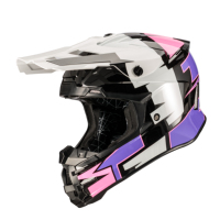 Casque de moto tout-terrain intégral en ABS certifié ECE 2206, imperméable, léger, personnalisable pour la conduite en ville en toutes saisons