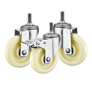 3 "4" 5 "médio dever PP rodízios industriais de aço inoxidável anti-ferrugem plástico rodas - Product Image 2