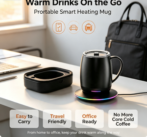 Smart LED <b>Thermal</b> Coffee <b>Mug</b> Gift Set Reusable Stainless Steel Insulated Cup With Lid Custom Personalized Wholesale Travel Cup - Product Image 6