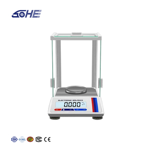 ميزان دقيق SHDA بمنفذ تسلسلي RS232، سعة 100-600 جرام، دقة 0.001 جرام، شاشة LCD للاستخدامات الكيميائية والصيدلانية - Product Image 1