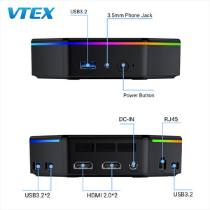 RGB сотовый промышленный мини-ПК Dual 4K Wi Fi 6 BT5 <span class=keywords><strong>CPU</strong></span> N150 8G Win10 11pro Linux Ubuntu бизнес офисный компьютер мини ПК - Product Image 5