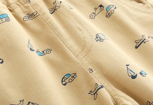 Ropa de algodón con estampado de coches para niños, pantalones cortos para niños y pantalones cortos de lluvia, venta al por mayor para el mercado de ropa. - Product Image 5