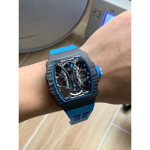 Reloj Mecánico Automático de Lujo con Tourbillon de Fibra de Carbono NTPT, Diseño 5301, para Hombre - Product Image 1