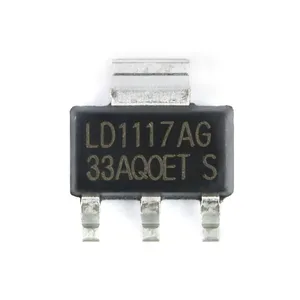 Chip Regulador Lineal de Baja Caída de Tensión LDO Original UMW LD1117-3.3 SOT-223 1A - Product Image 2
