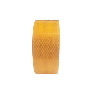 PET Metalized 5cm <strong>Conspicuous</strong> Tape Yellow Red White Conspicuity <strong>Reflective</strong> Tape for Vehicles - Product Image 1