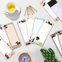 Bloc de Notas Adhesivas para Refrigerador, Personalizables, con Aroma a Papel Suave, Diseño de Dibujos Animados, Removibles, Impresión CMYK