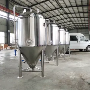 Zj equipamento de fermentação de cervejaria, equipamento de fermentação de aço inoxidável para vinho e bebidas