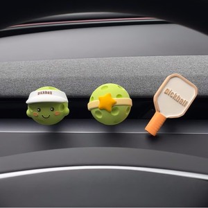 Nuovo Deodorante per Auto in Plastica Creativo a Forma di Pickleball, Decorazione per Bocchette d'Aria, Ornamento Femminile, Centrotavola Aromaterapico di Nuovo Stile - Product Image 2