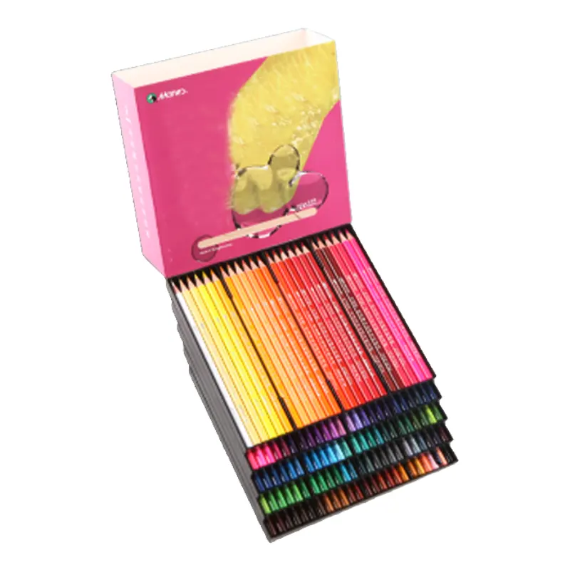 Marie'nin C7525-120 suda çözünür 120 renk silinebilir renkli kalemler el çizimi için kullanılan profesyonel ve yeni başlayanlar için uygundur