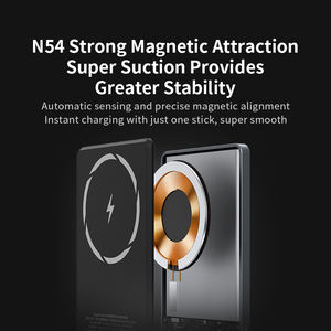 Cargador portátil de 5000mAh, Banco de energía inalámbrico magnético fino PD 20W, paquete de Batería <span class=keywords><strong>Externa</strong></span> de carga rápida <span class=keywords><strong>para</strong></span> <span class=keywords><strong>iPhone</strong></span> 16 AirPods - Product Image 4
